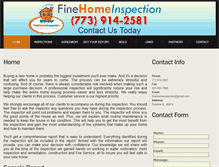 Tablet Screenshot of fhinspection.com
